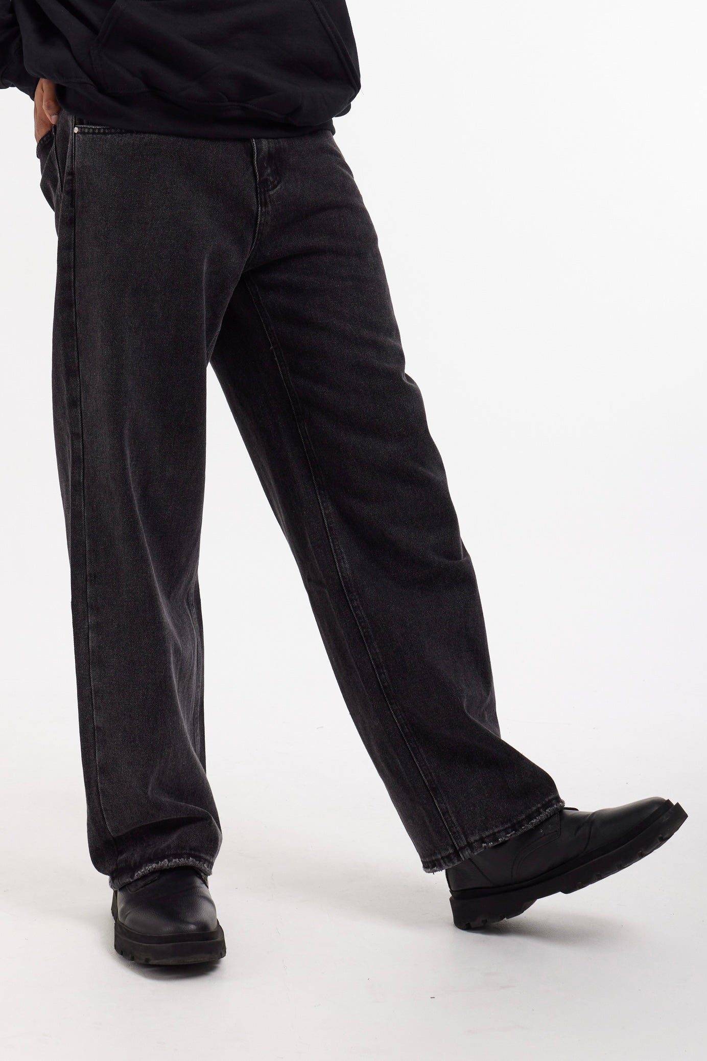 JACKTITUS Jeans Oversized double knee wear wide-leg