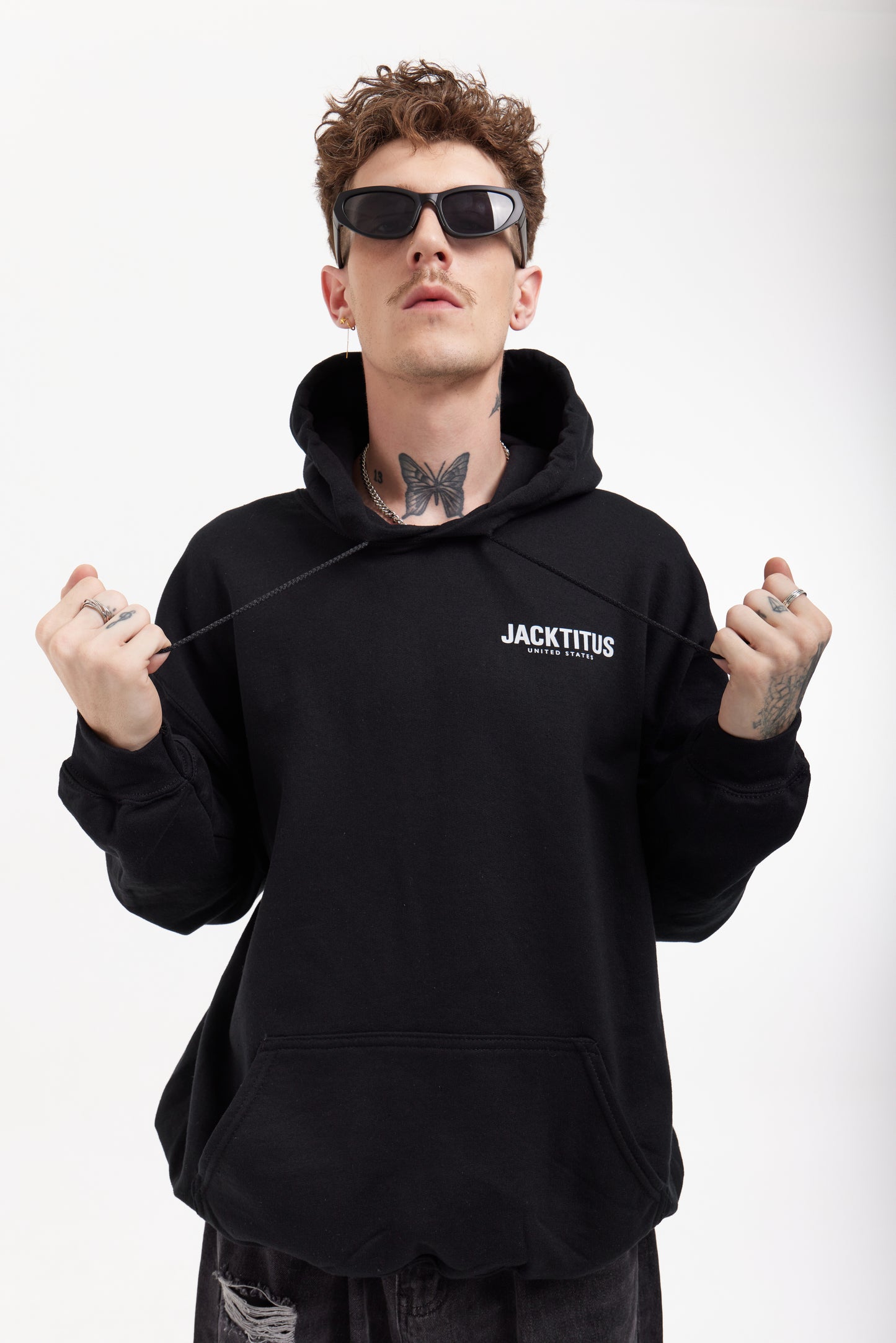 Hoodie Oversized Front Logo