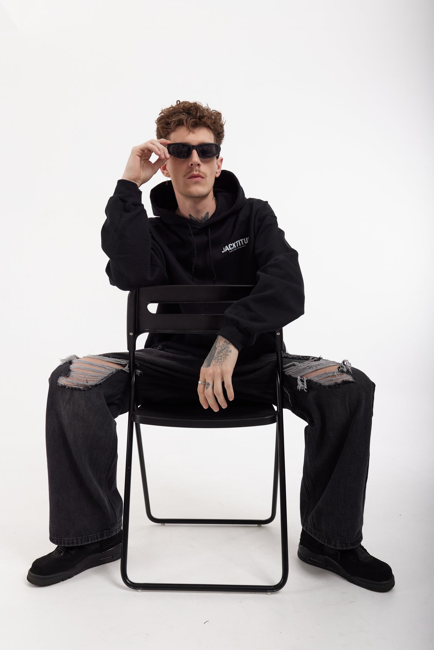 Hoodie Oversized Front Logo