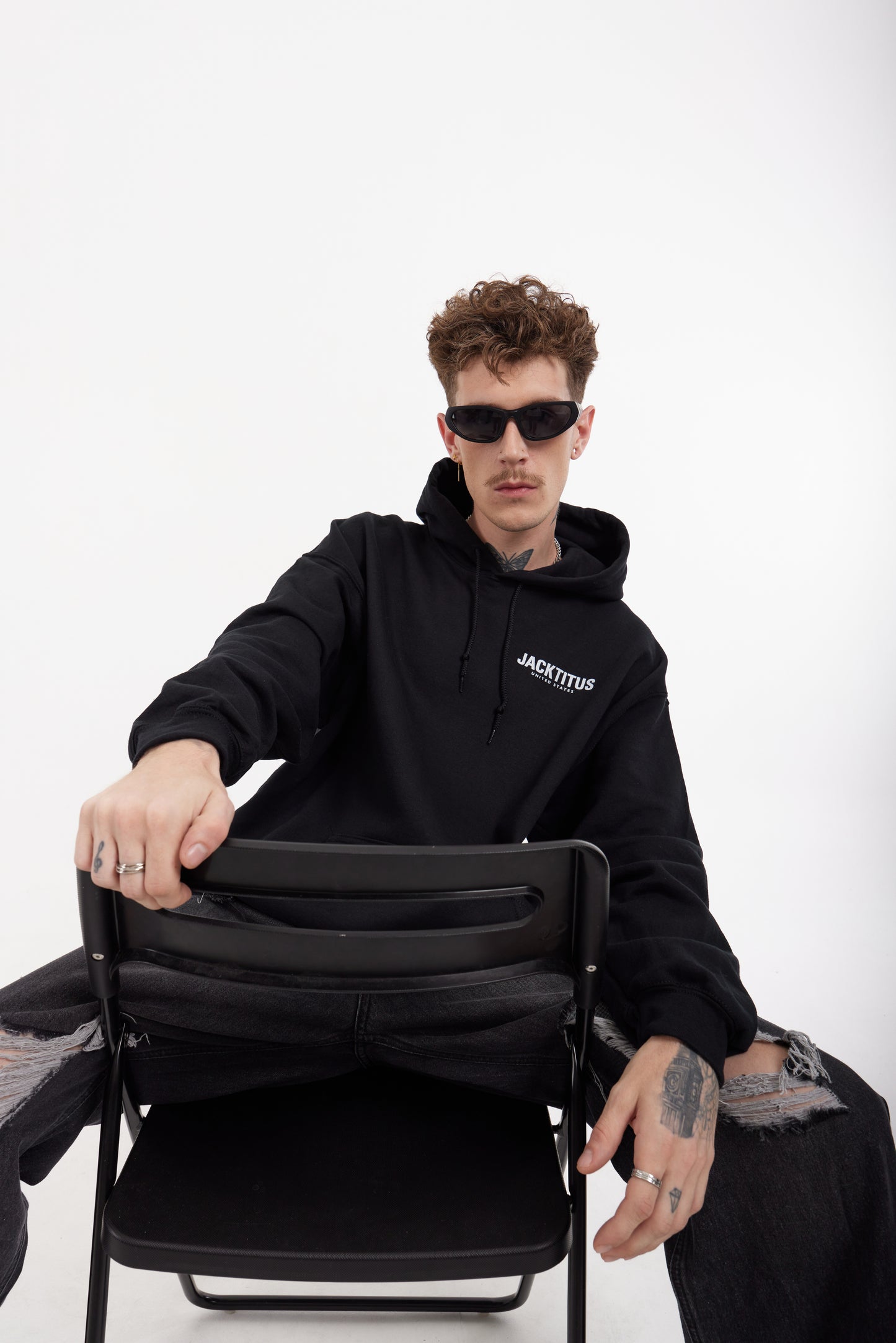 Hoodie Oversized Front Logo