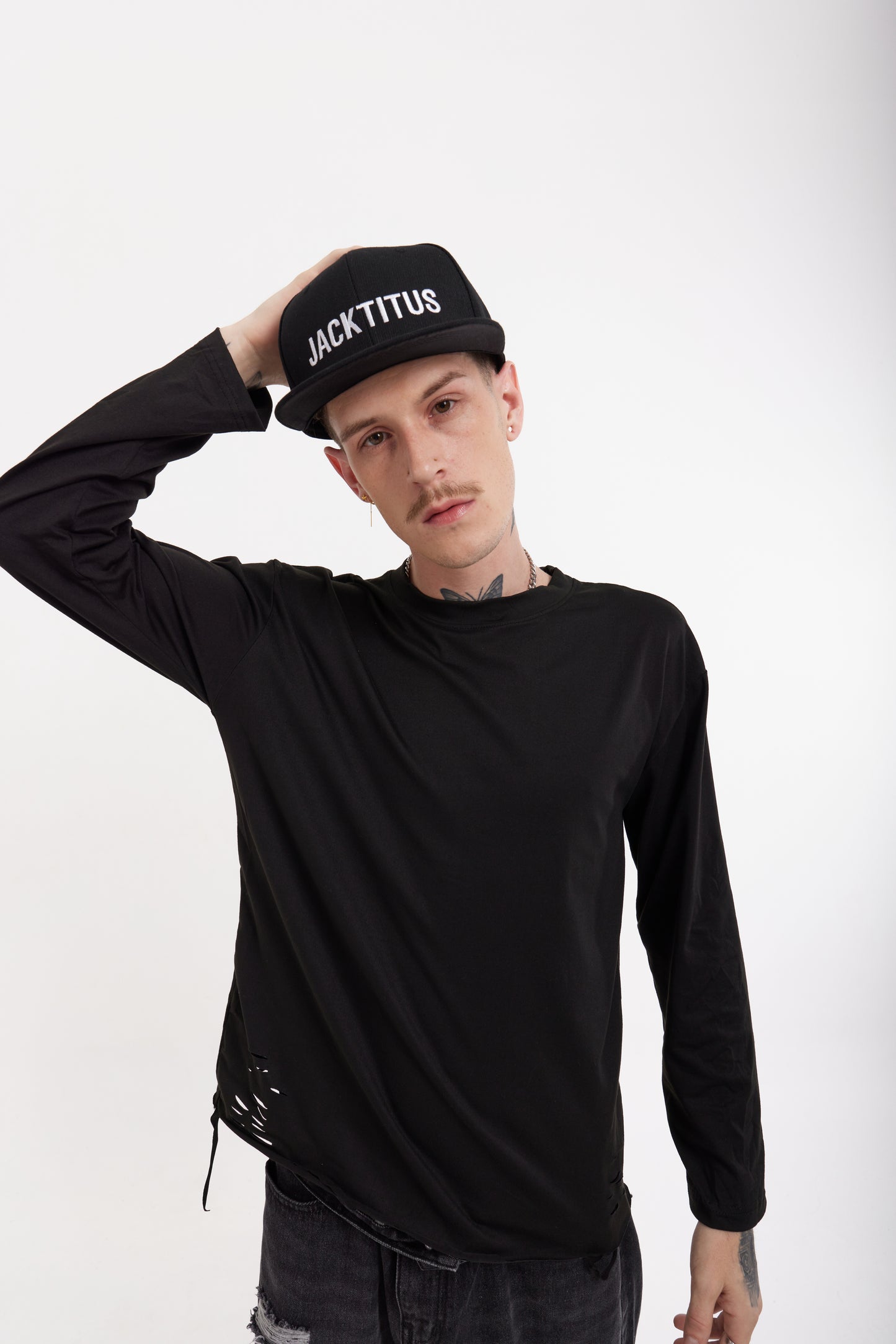 JACKTITUS Classic Logo Fitted Hat