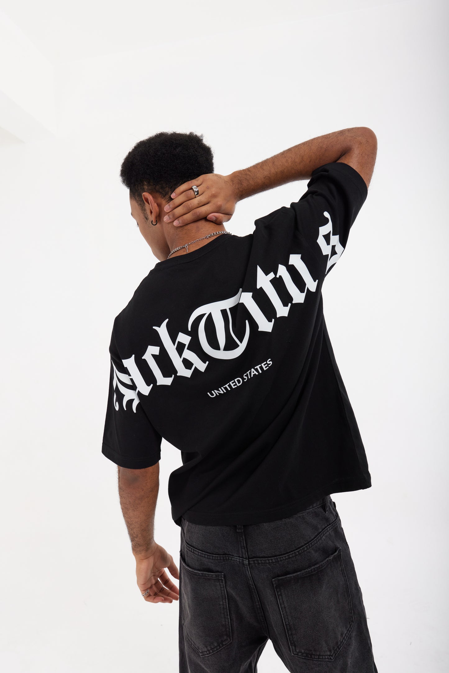 JACKTITUS T-Shirt Oversized Logo Old School style