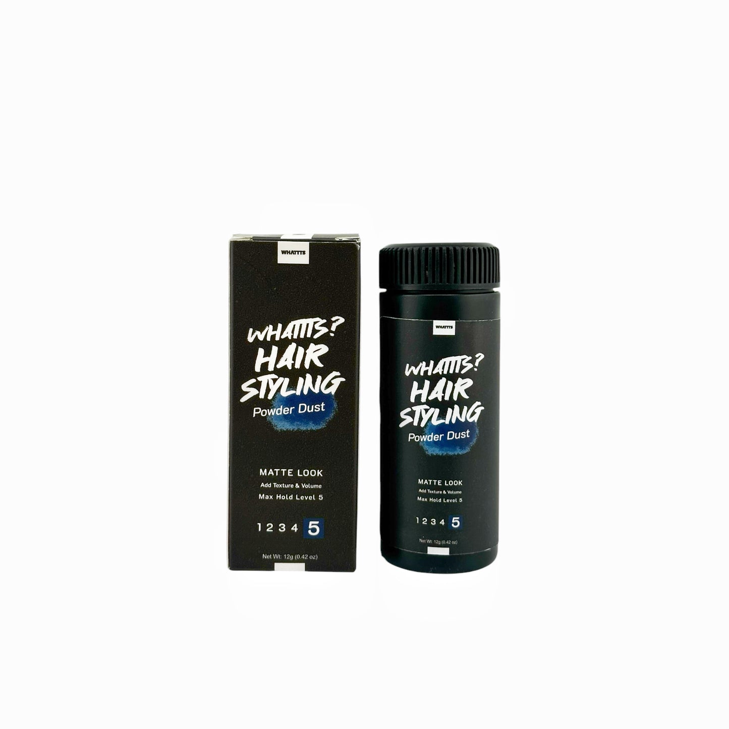 WHATTTS Hair Styling Powder Dust, Matte Look, Max Hold Level 5